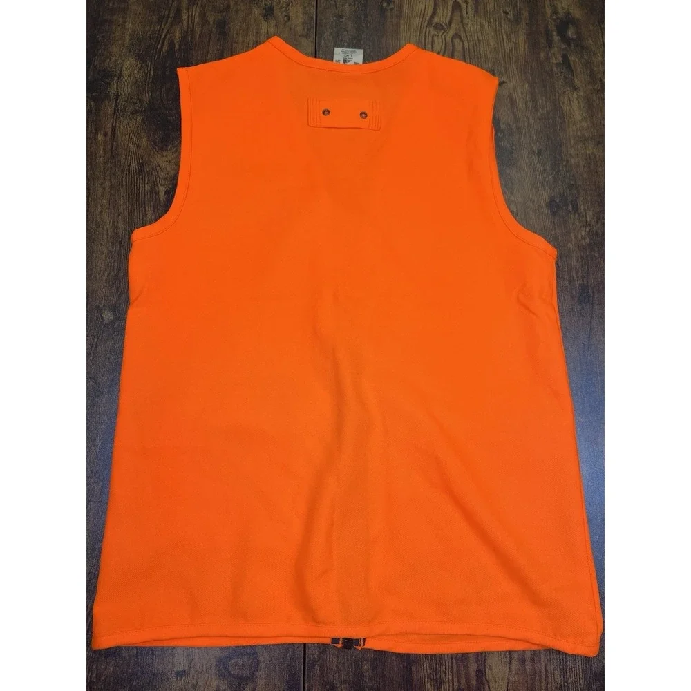 RedHead Blaze Orange Shooting Hunting Vest Men's Size L Full Zip Front Pockets
